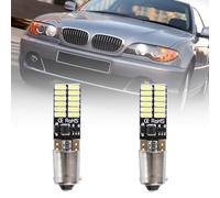 NSLUMO Bombillas LED de estacionamiento para BM.W Serie 3 E46 Serie 2 F22 F23 Pre-LCI F30 F31 F34 Pre-LCI E39 Pre-LCI PAR DE LUCES DE POSICIÓN H6W 24 LED 6000K BAX9S Bombilla de luz LED de gálibo