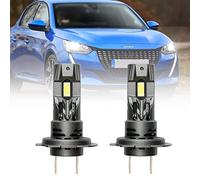 NSLUMO bombillas LED de faro para P/eugeot 208 Mk2 e-208 2008 Mk2 2019 2020 | 2021 2022 H18 para 2019+ P/eugeot 208 II, 2020+ P/eugeot e-208, 2019+ P/eugeot 2008 II, as vehículo luz de cruce&alta 6500K