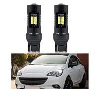NSLUMO Bombillas LED DRL diurna T20 7443 W21/5W para Op.el Vauxhall Corsa D E 2006-2019 2 piezas xenón blanco Canbus LED DLR City bombillas