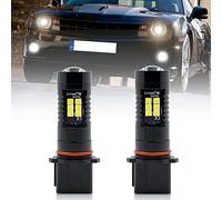 Nslumo Bombillas LED DRL Luces de estacionamiento de circulación diurna para Chevy Camaro RS 2012 2013 PSX26W 12278 H28W 2x Blanco Canbus LED luces del día DLRs Bombillas para faros de ciudad
