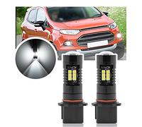 NSLUMO Bombillas LED DRL Luces de estacionamiento de circulación diurna para F/ord Ecosport mk1 2013-2017 P13W 2 piezas Blanco de xenón Canbus LED luces del día DLRs Ciudad Bombillas Faros