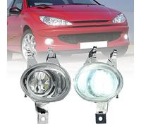 NSLUMO delantero faros antiniebla para P/eugeot 206 Hatchback 1998-2006 S16 | GTI 1999-2007 CC 2000-2007 SW 2002-2007 Sport parachoques modelos, 2Pcs H1 6000K blanco LED conducción luz Assemblies