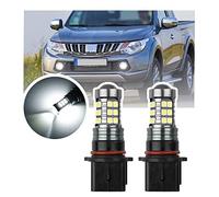 NSLUMO Drl Led luces de circulación diurna para Mitsub.ishi L200 Outlander III ASX Triton MR P13W PSX26W Canbus DRL Bombillas 2pcs Auto Daylight Car DLRs Faros antiniebla Faros de posición Lámparas