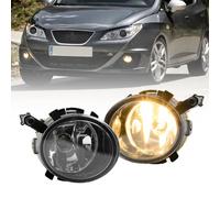NSLUMO Faros antiniebla delanteros para Seat Leon Mk2 1P Ibiza IV Altea Toledo 2 piezas Faros antiniebla del parachoques delantero Conjunto de faros 9006 HB4 Luces de conducción antiniebla halógenas