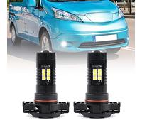 NSLUMO Led DRL Luces de estacionamiento de circulación diurna Bombillas para Nissa.n e-NV200 van Note Pulsar 5202 PS24W PS19W 5201 H16 2Pcs Blanco LED luces del día DLRs Lámpara de la ciudad Faros