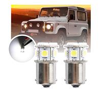 NSLUMO LED Estacionamiento y bombilla de posición para 1990-2016 L/and R/over Defender 2pcs R10W R5W BA15S 1156 Lámpara de luz lateral del automóvil Luz de estacionamiento de la ciudad