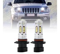 NSLUMO LED HB3A Kit de faros delanteros para J.eep Grand Cherokee WG 1999-2004 Haz completo 6000K Canbus Todo en uno 2 piezas LED Faros delanteros Luz alta HB3A :9005XS Reemplazo halógeno