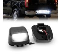 NSLUMO LED luz de matrícula para N/ISAN Navara D40 Frontier Armada Titan Xterra Suzuki Equator, luz de la placa del auto LED premium blanco, lámparas traseras de matrícula Canbus sin errores, 2 piezas