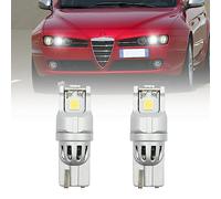 NSLUMO LED para ALFA ROMEO 159 BRERA SPIDER 145 146 - Par de Luces de Posición T10 W5W 3 6000K Sin Error - Bombilla de Estacionamiento