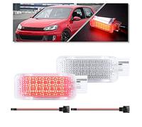 NSLUMO LED rojo maletero luces para V/W Golf T/iguan P/assat B5 B6 Touareg J/etta S/cirocco III 2x puerta Led cortesía Interior pie lámpara guantera luces
