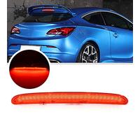 Nslumo lente roja LED rojo tercera luz de freno para Op.el Vauxhall Astra J 5D Hatchback 09-15 Astra J GTC OPC 12-18 luz de freno de montaje alto central trasera adicional tercera luz de freno