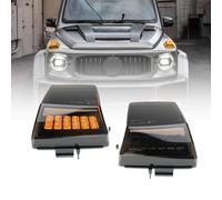 NSLUMO Luces de marcador lateral LED dinámicas para Mercedes-Benz G-Class G-Wagon W463 (G 63 AMG/G 550) 2019-2024, repetidor de intermitente secuencial de guardabarros delantero lámpara de esquina