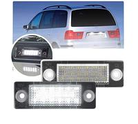 NSLUMO Luces de matrícula LED Lámparas de matrícula compatibles con Seat Alhambra 7V8 7V9 1996-2010 2X LED Luces de matrícula Lámpara de estacionamiento de automóvil