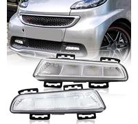 Nslumo Luces Diurnas LED Compatibles con Mercedes-Benz Smart Fortwo 451 2013-2015, Luces de Conducción Diurna DRL Antiniebla Delanteras DLR Kit de Cableado Canbus Sin Errores Blanco Xenón 800LM 2 Piez