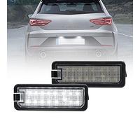 NSLUMO luces LED de matrícula para Seat Leon Mk2 Mk3 Seat Ibiza 6L 6J MK3 | MK4 MK5 5F 1M 6000K blanco xenón plug-and-play IP67 E4 3D0943021A 1J6943021B 3C5943021 1K8943021 2PCS