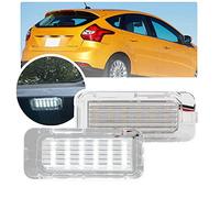 NSLUMO luces LED de matrícula para Tourneo Transit Connect Courier Custom | K para F/ord Focus Fiesta Mondeo Kuga Galaxy S-max para Jaguar para F/ord:EcoSport alta potencia 2Pcs luces de matrícula