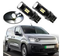 NSLUMO Luces LED DRL T20 W21/5W para Fi.at Doblo, Fi.at E-Doblo, Citr.oen Berlingo III, Op.el Combo E, Peug.eot Rifter 2018-2025 7443 3030 SMD Canbus Luz de Día, Posición, Luz Lateral