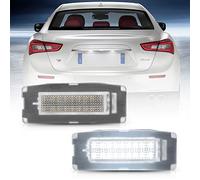 NSLUMO Luz de matrícula LED Mas.erati Ghibli M157 2014-2020 2 uds lámparas de registro de etiqueta LED OEM # 673001401