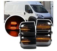 NSLUMO Luz LED para espejo lateral indicador de dirección para Fiat Ducato, Peugeot Boxer, Citroën Jumper Relé Mk3 Retrovisor Intermitente Repetidor Iluminación