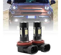NSLUMO Par de faros antiniebla H8 LED CANBUS para Fiat 500L typ351 2012-2022 sin ERROR 2x xenón blanco H8 H11 bombilla LED antiniebla luz de conducción