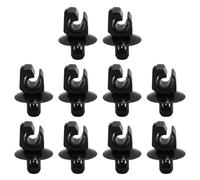 NSNGPAFACZ 10 piezas compatibles for Ford Auto Freno Trasero Manguera Tubo Clips Negro Soporte Fijación Accesorios Interiores Automotrices Sujetadores y clips para automóviles