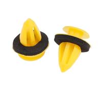 NSNGPAFACZ 100 Uds. Clips de sujeción automáticos 10mm paneles ajuste Interior puerta coche remaches fijos plástico compatibles for Volkswagen VW Golf Land Rover Sujetadores y clips para automóviles