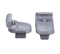 NSNGPAFACZ 2 uds de plástico parasol for coche Clips de montaje adaptador de gancho Compatible for Mazda 3 5 6 CX-7 CX-9 RX-8 MPV número de pieza LC6269261B77 Sujetadores y clips para automóviles