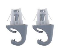 NSNGPAFACZ 2 uds parasol Clip gancho soporte de sujeción Compatible for Toyota Corolla Camry Highlander Prius RAV4 Solara Sujetadores y clips para automóviles(C-22mm)