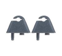 NSNGPAFACZ 2 Unids Soporte De Montaje De Clips De Visera Compatible for Opel Vauxhall Vectra Vivaro A Astra Compatible for Corsa C Combo B Carlton Tigra A Senator Sujetadores y clips para automóviles