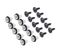 NSNGPAFACZ 20 piezas/10 juegos de tornillos for guardabarros de coche, falda de parachoques, tornillos Torx, Clips compatibles for VW Golf 6 Bora Magotan POLO Sujetadores y clips para automóviles