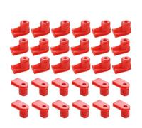NSNGPAFACZ 30 piezas OE#8D0807192 24449408 1404969 compatibles for tornillos de plástico for parachoques Opel, Vauxhall, Ford y Audi Sujetadores y clips para automóviles(Red 30PCS)