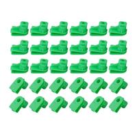 NSNGPAFACZ 30 piezas OE#8D0807192 24449408 1404969 compatibles for tornillos de plástico for parachoques Opel, Vauxhall, Ford y Audi Sujetadores y clips para automóviles(Green 30PCS)