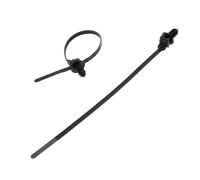 NSNGPAFACZ 30 Uds. Correa de nailon negro for Cable de coche, abrazadera de sujeción for cables de montaje a presión, bridas de sujeción for cables de coche Sujetadores y clips para automóviles