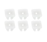 NSNGPAFACZ 30 Uds. De broches de nailon for asiento clavos alambre rápido Natural, retenedores fijos compatibles for Clips retención ojal tuerca coche Universal Sujetadores y clips para automóviles