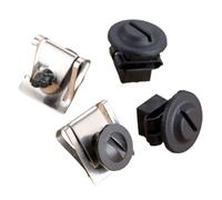 NSNGPAFACZ 40 tornillos de clip for cubierta de motor de coche, compatibles for Audi A4 B6 A5 A6 A7, compatibles for VW Passat B5 8D0805121 8D0805960 Sujetadores y clips para automóviles