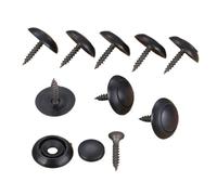 NSNGPAFACZ 50 Uds botón de techo coche remaches a presión retenedor Clips tornillo automático plástico negro gris Beige sujetadores Sujetadores y clips para automóviles(SZ100160010601RK-1)