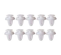 NSNGPAFACZ 50 Uds. Clips universales for Panel de puerta coche, sujetador fijación, embellecedor Interior, Clip tarjeta, remache Sujetadores y clips para automóviles(Wit)