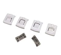 NSNGPAFACZ 6 piezas de guía deslizante de clip de carril de asiento 435881203A 171881213B 191881213 compatible for Audi Volkswagen Seat Car clip de sujeción de plástico Sujetadores y clips para automó