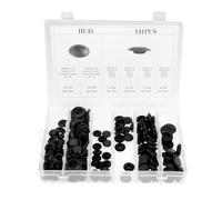 NSNGPAFACZ 6 tipos, 141 Uds., Clip fijo automático mixto HE45, sujetador de remache plástico Universal for coche, Kit surtido tapones orificio montaje empotrado Sujetadores y clips para automóviles