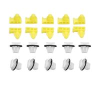 NSNGPAFACZ Juego de Clips for embellecedor arco rueda 20 piezas, envolvente ala lateral completa delantera y trasera, Compatible for juego coche Nissan Juke Sujetadores y clips para automóviles