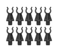 NSNGPAFACZ Soporte de piezas coche, retenedor negro, capó, Clip soporte 65722EB300, abrazadera varilla Prod Compatible for Nissan Qashqai Pathfinder Navara Sujetadores y clips para automóviles