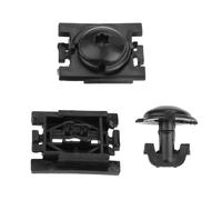 NSNGPAFACZ Sujetadores de 20 piezas, Clips de nailon for forro de guardabarros de coche, juego de abrazaderas de fijación for guardabarros Compatible for Peugeot 307 Citroen C4 Sujetadores y clips par