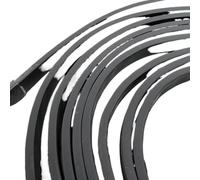 NSPmebTGW Tira de LED de píxeles RGB direccionable a todo color WS2815 DC12V 60leds/m 5m tubo de neón negro resistente al agua IP67