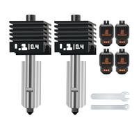 Nssnlur Hotend P2S X2D 0,4 mm con calcetines de silicona para Bambulab, Extrusora Quick Swap P2S X2D Hotend Funda de silicona para impresora 3D Bambu Lab X2D/P2S