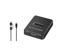 Nsssunnre Estación de Acoplamiento M.2 NVMe y A USB C Adaptador de Protocolo Dual M.2 A USB C Carcasa SSD Externa de 10 Gbps con USB C 2 en 1
