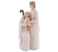 Nsssunnre Estatuas de la Sagrada Familia JesúS MaríA José Estatuilla Religiosa CatóLica DecoracióN del Hogar para el Hogar Escena de la Natividad