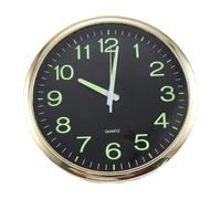 Nsssunnre Reloj de Pared Luminoso Grande Redondo de 12 Pulgadas Que Brilla en la Oscuridad DecoracióN Interior Sin Tictac -