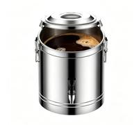 Nsulated Beverage Dispenser - Stainless Steel With Spigot | Thick Thermal | Jug For Hot Cold Drinks | Large Capacity Party Picnic Camping Café Catering Container