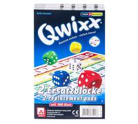 NSV 4016 Qwixx Additional Blocks - 2 x 80 Sheets - Dice Game (German Language) S