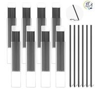 Nswayy 48pcs Lápiz Carpintero,Lápices para Carpintero Recambios Minas 2.8 mm para Carpintero Lápiz Recambios de Lápiz Mecánicos Lápices de Grafito Profesional para Escribir Dibujar